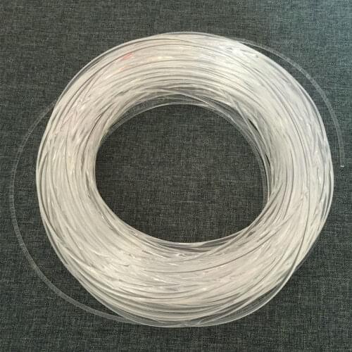 50M/Roll (Dia.)5mm Car Home DIY LED Lighting PMMA transparent Side Glow plastic Fiber Optic Cable Hanging lamp curtain decor