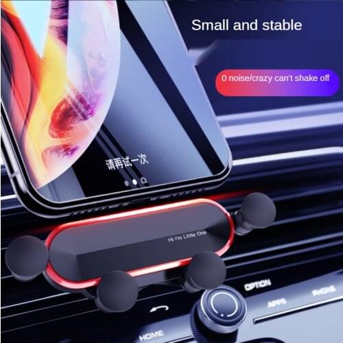 Car Phone Holder for Car Air Vent Slot Mount Phone Holder Stand for iPhone Samsung Metal Gravity Mobile Phone Holder