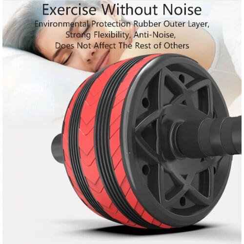 B135Muscle Crash Artifact Male Abdomen Push Wheel Sports Fitness Equipment Home Female Ab Roller Exercise Fitness AbdominalWheel