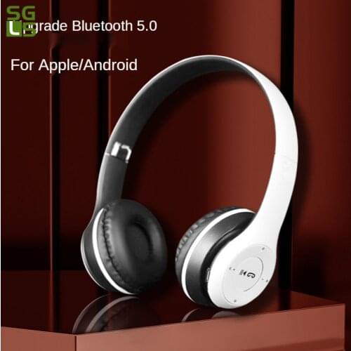 Wireless Headset Foldable Stereo Bass Bluetooth Headphones Kid Girl Helmet Gift,with Mic USB Bluetooth 5.0 Adaptor For TV Gaming