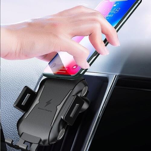 Qi Wireless Charger For iPhone SE 2020 8 plus X XS Max XR 12 mini 11 Pro Max Fast Charging Pad Case Car Phone Holder Accessory