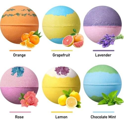 Mom Kids Bath Bomb Two Colors Salt Ball Bathing Bubble Adult Relieve Fatigue Exfoliating Moisturizing Skin Care Bubble Shower