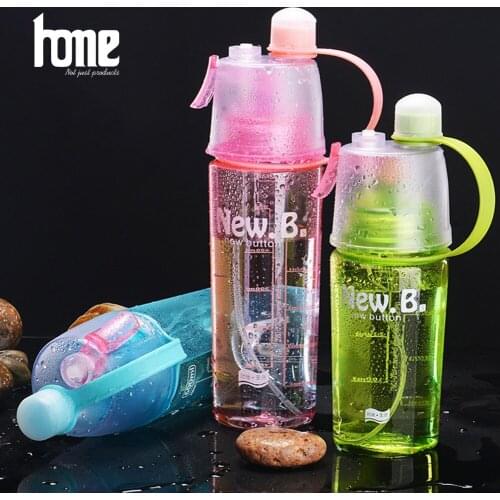 Water Bottle Spray Cup Sport Plastic Childrens Gourd Drinkware Bpa Free Outdoor Bicycle Camping Equipment Leakproof Outdoor
