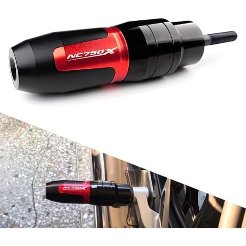 For HONDA NC750X NC 750X NC750 X Motorcycle CNC Accessoires Falling protection Exhaust Slider Crash pad slider with logo