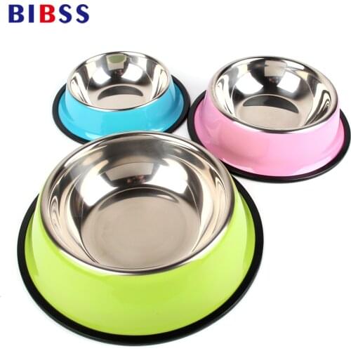 BIBSS Dog Bowl Travel Pet Dry Food Bowls for Cats Dogs Pink Dog Bowls Outdoor Drinking Water Fountain Pet Dog Dish Feeder Goods