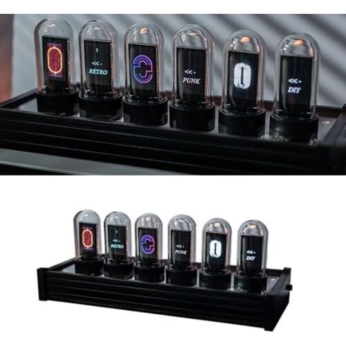 EleksMaker EleksTube IPS 6-Bit IPS Retro Glows Analog Nixie Tube Elekstube Clock Desk Decoration Gift