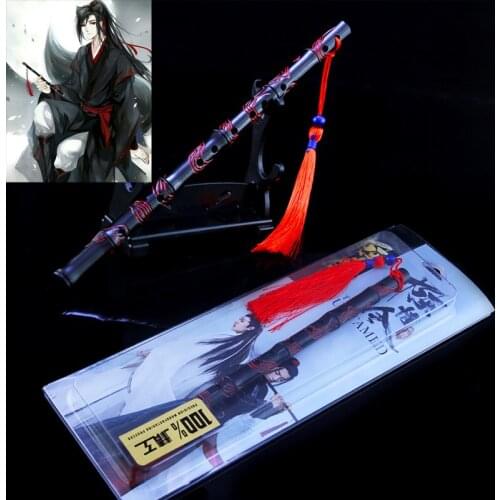 Grandmaster of Demonic Cultivation Wei Wuxian Cosplay Flute Chen Qing Ling Flute Pipe Halloween Cosplay Costume Props
