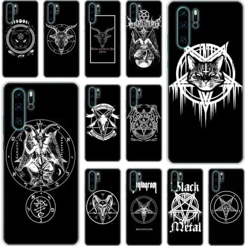 Hot Demonic Satanic Silicone Phone Case for Huawei P40 P30 P20 Pro P10 P8 Lite 2017 P Smart Z S Plus 2019 2020 Soft Cover