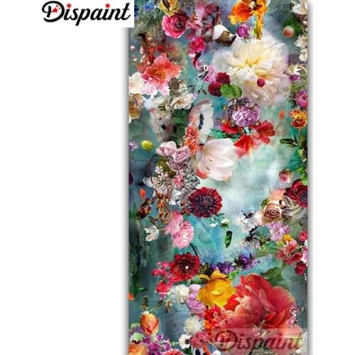 Dispaint Full Square/Round Drill 5D DIY Diamond Painting "Flower butterfly" 3D Embroidery Cross Stitch 5D Decor Gift A25383