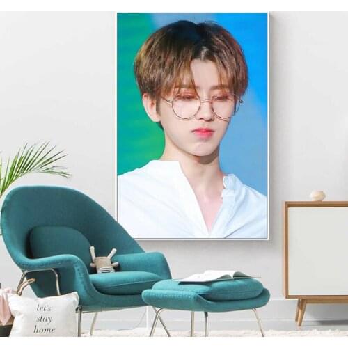 Paint by number art painting by numbers Hand-paintedPopular Xiaosheng Cai Xukun room corridor decorative painting