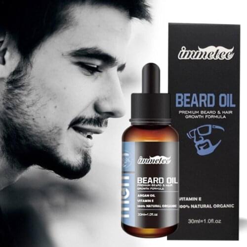 30ml Natural Organic Beard Oil Hair loss Products Beard Nourishing Growth Oil Care and Beard Enhancer Essential Beard Men O H3U0
