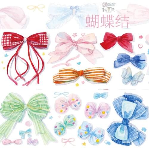 New 2021 Cute Washi Tape Bowknot Landscaping Pet Super Long Loop