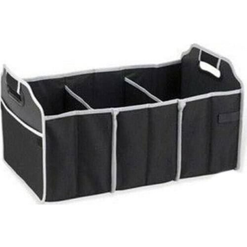 Car Boot Organiser Tidy Back Seat Storage Bag Pocket Accessories, Fully Collapsible