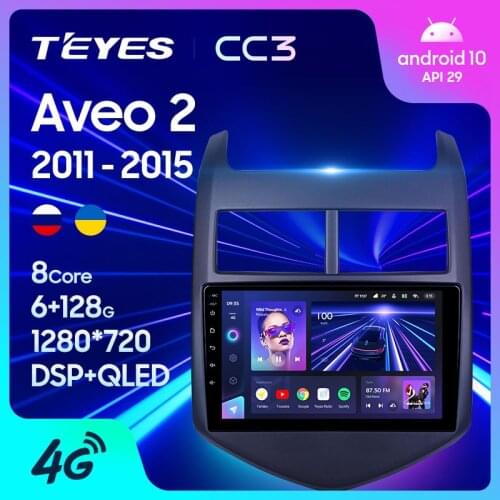 TEYES CC3 For Chevrolet Aveo 2 2011 2012 2013 2014 2015 Car Radio Multimedia Video Player Navigation stereo No 2din 2 din DVD
