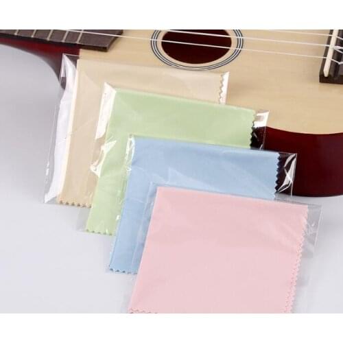 MIX Microfiber Cleaning Cloth Polishing Polish Cloth for Musical Instrument Guitar Violin Piano Clarinet Trumpet Sax 20*20cm