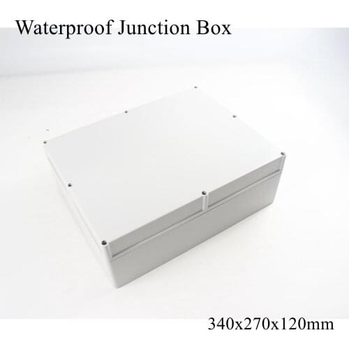 340x270x120mm Waterproof Plastic Enclosure Box Outdoor Cable Connection Junction Electrical Project Case ABS IP65 340*270*120mm