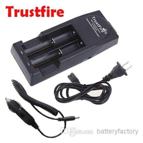 High Quality Trust fire TR001 Battery Charger Mod Charger for 18650 18500 18350 17670 14500,10440 Battery +Car Charger