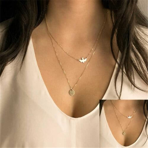Simple Style Cute Animal Clavicle Chain Jewelry for Women Long Pendants Necklaces Charms