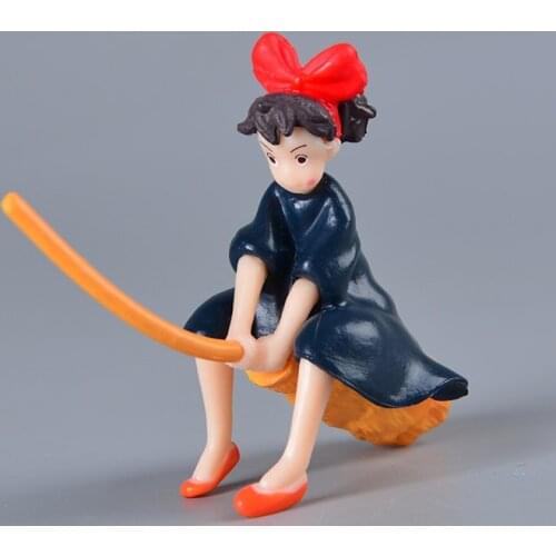 Koteta 1pc Cartoon Studio Ghilbli KIKI Model Action Toy Figures Collection PVC Kids Toys Anime Hayao Miyazaki Mini Home Decor