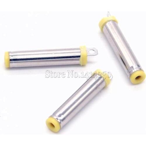 10Pcs DC Power Supply DC Plug 3.5*1.35MM 3.5x1.35mm 35135 Yellow Tuning Fork Socket Head