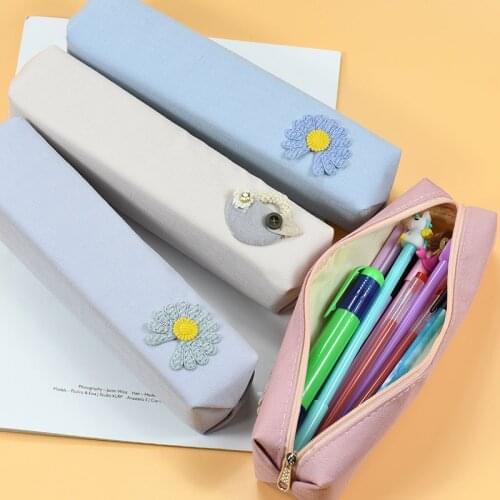 1030Big Pencil Case Hot sale 4 Color For Boys Girls SchooMultifunctional pencil casel simple cheap Stationery School Supplies