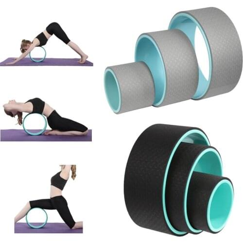 13/10.5/6.5inch 3PCS/Set Yoga Wheel Set Fitness Yoga Roller Gym Waist Slimming Ring Training Tool Body Buliding Equitment