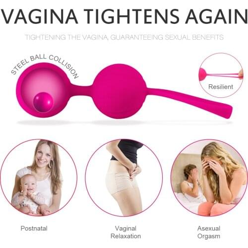 17.4 international standard Combined use of composable forms Ipx9waterproofSafety Silicone Smart Ball Vagina Tighten Geisha Ball