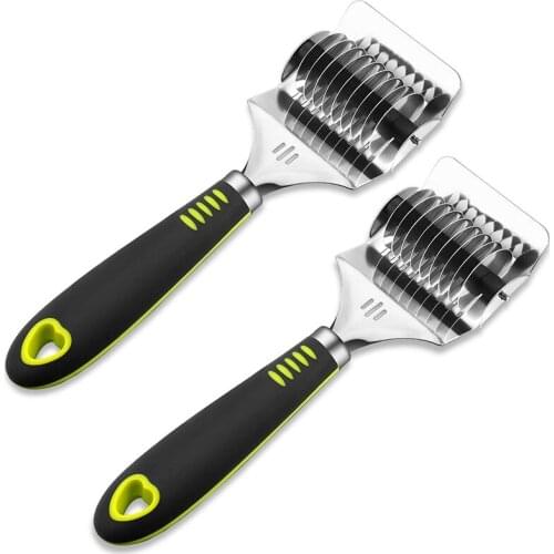 2 Packs of Dough Cutter Stainless Steel Noodle Cutter Spaghetti Noodle Maker Cooking Tools