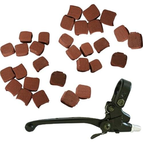 30xSquare Clutch Pads&Clutch Lever W/ Lock For 49 60 66 80cc Motorize Bike