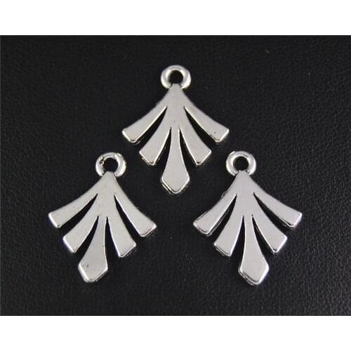 30pcs Silver Color Tree Charm For DIY Jewelry Making Findings 23x17mm A2074