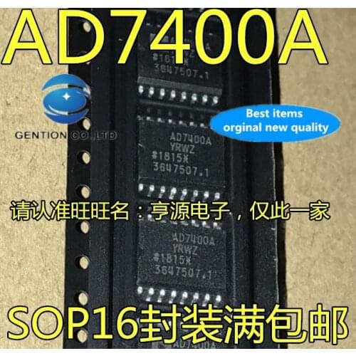 5PCS AD7400AYRW AD7400AYRWZ AD7400A SOP-16 adc chip in stock 100% new and original
