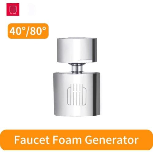 Xiaomi Diiib Kitchen Faucet Aerator Water Tap Nozzle Bubbler Water Saving Filter 360-Degree Double Function 2-Flow Splash-proof