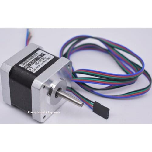 Promotion!!!Nema17 40mm Stepper motors with 1000mm cables,5pcs/lot