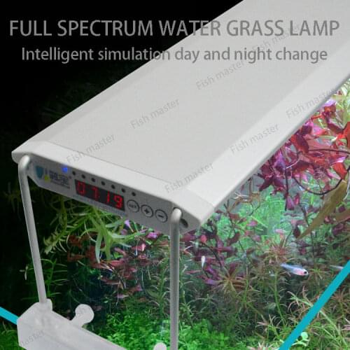 Aquarium plant full-spectrum led professional aquatic hair color breeding lamp full-spectrum water and land tank moss lamp