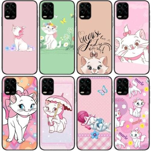 Disney Felinae cartoon Phone Case For XiaoMi Redmi Note 11 10 9S 8 7 6 5 A Pro T Y1 Anime Black Cover Silicone Back Pre style co