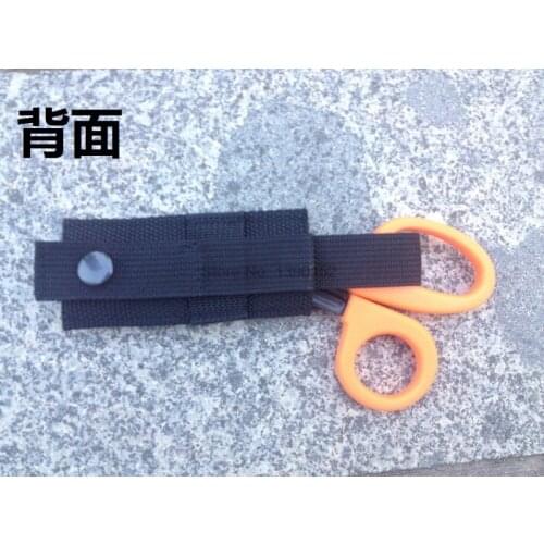 DHL 100set practical Gear Tactical Rescue Scissor Emergency Shears Outdoor Paramedic Bandage With Bag