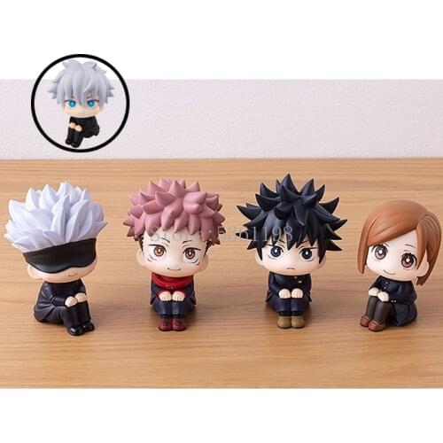 9cm Jujutsu Kaisen Anime Figure Gojo Satoru Itadori Yuji Look Up Action Figure Jujutsu Kaisen Fushiguro Megumi Figurine Toys