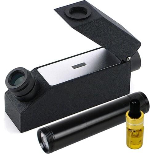 Gem Refractometer 1.30 ~ 1.81 RI Range Gemology Gemstone Gemalogical w/ Monochromatic Light Filter + Polarizing Lens
