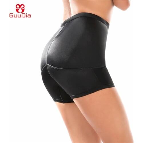 GUUDIA Hip Butt Lifter Padded Control Panties Women One-piece Round Fake Butt Hip Enhancer Shapewear Seamless Butt Shaper Shorts