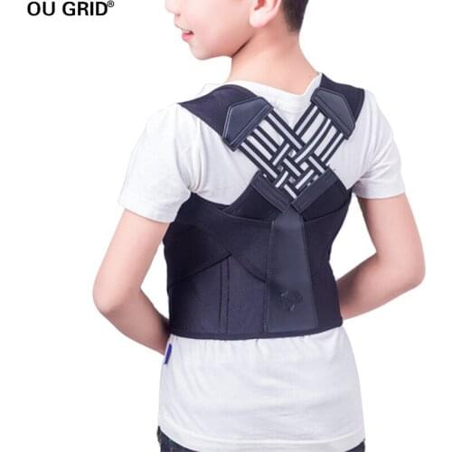 Posture Corrector Adjustable Breathable Clavicle Chest Back Brace for Improves Posture & Provide Lumbar Support Back Pain Relief