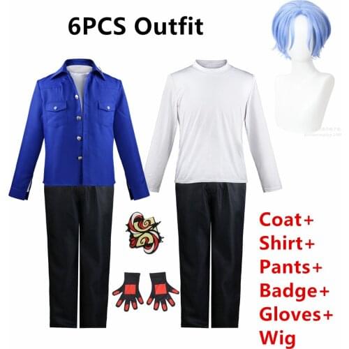 Anime Sk8 the Infinity Langa Hasegawa Cosplay Costume School Uniform Infinite skateboard Hasegawa Ranga Wigs Party Outfits Suit