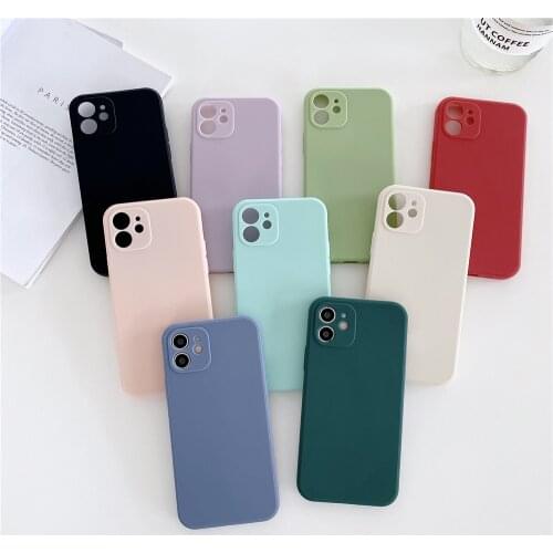 Square Silicone Phone Case For Honor 10i 10 Lite 8A 8X 9 9X 10 20 Lite 20 30 50 Pro Shockproof Lens Protection Back Cover Coque