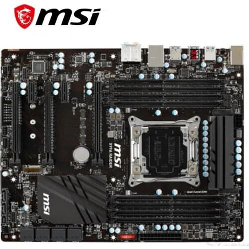 For MSI X99A RAIDER/USB 3.1 Motherboard LGA 2011 V3 DDR4 For Intel X99A X99M Desktop Mainboard SATA III PCI-E X16 Used