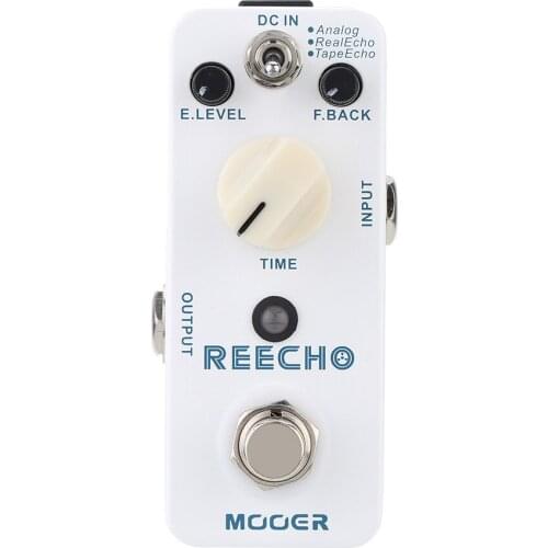 Mooer Reecho Micro Mini Digital Delay Effect Pedal for Electric Guitar True Bypass