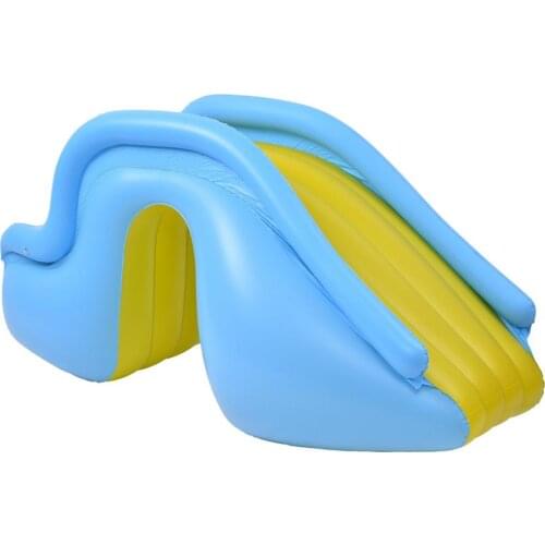 Summer Inflatable Waterslide Wider Steps Swimming Pool Supplies Gun Slide Bouncer Castle Waterslides Pool Kids Water Play Toys