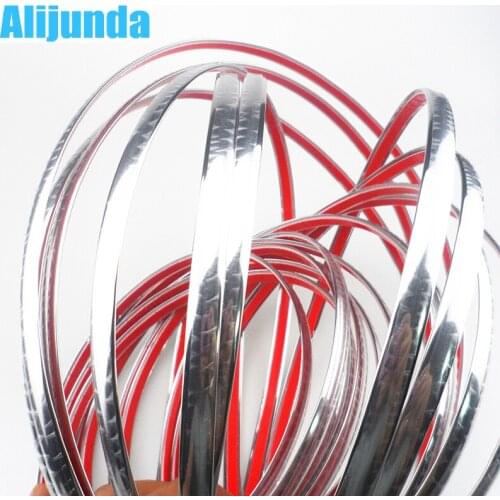 Alijunda 10mmx15m DIY Car Sticker Chrome Strip for Mazda 2 3 5 6 CX5 CX7 CX9 Atenza Axela