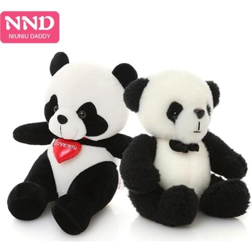 Niuniu Daddy New Style 20cm/30cm Cute Cartoon Panda Plush Stuffed Animal Toys Soft Lovely Doll Pillows Children Toys