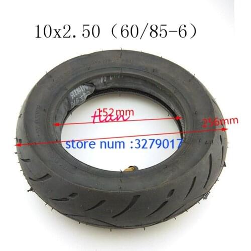 Wearable 10x2.50 (60/85-6) 10x2.50 wheel Electric Scooter Balancing Hoverboard self Smart Balance Tire 10 inch tyre Inner Tube