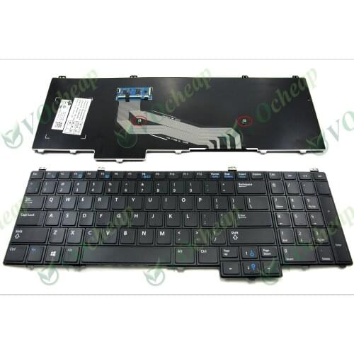 New Laptop keyboard for Dell Latitude 15 5000 Series (Latitude E5540) with Pointer no backlit Black US Version - 0DY26D