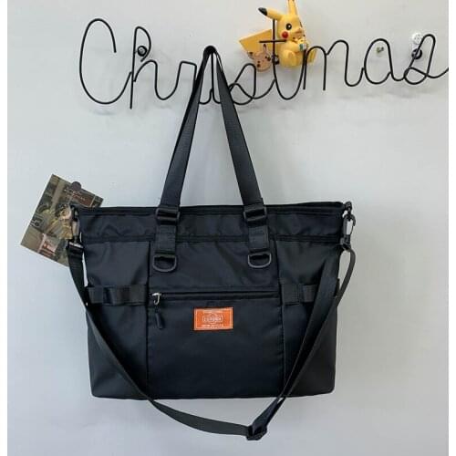 Original Uoct.all Messenger Bag Couple New Handbag Tooling Class Bag Student Casual Messenger Bag Black Fashion Shoulder Bag